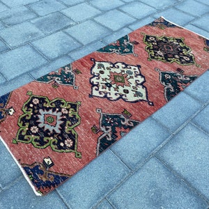 2.1 x 5.3 ft, Anatolian rug, Turkish rug, Kitchen rug, Vintage rug, Runner rug, Oushak rug, Tribal rug, Oriental rug, Boho rug, Wool rug