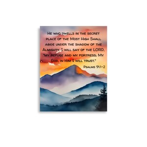 Photo paper poster