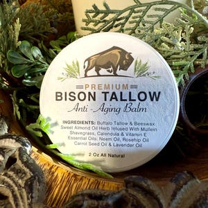 Premium Bison Tallow Anti Aging Balm