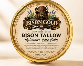 Premium Bison Tallow Face Balm