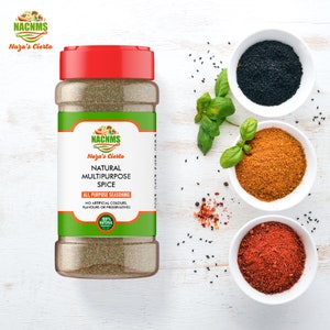 Cierto natural spices firmy Naza jest w 100% wykonane z przypraw, bez dodatków ani konserwantów. Jest aromatyczne, pozyskiwane bezpośrednio od plantatorów.