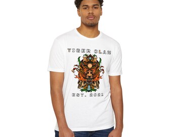 Tiger Clan Graphic T-Shirt, Streetwear Style, Unisex Jersey Tee