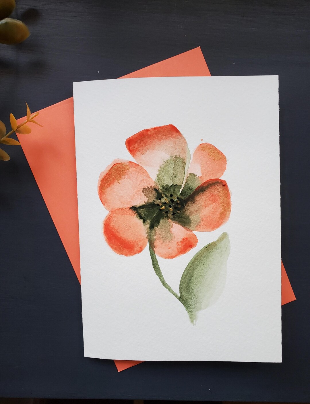 Hand Painted Watercolor Card Set, Watercolor Greeting Cards, Hand ...