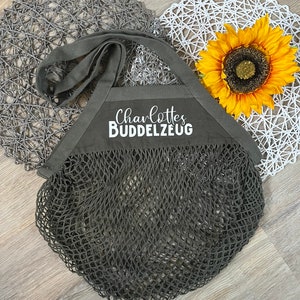 personalisierte Sandtasche Tasche für Sandspielzeuge Strandspielzeug Netztasche Mesh Tasche 4 - Olive