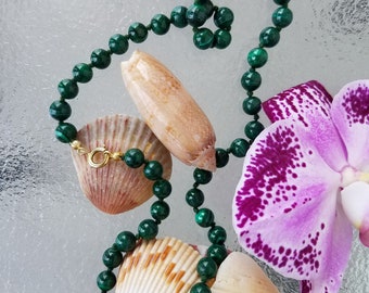 Malachite necklace