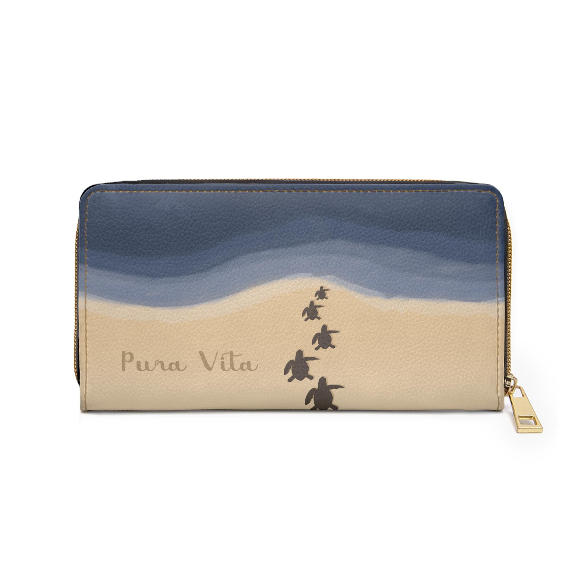 Pura Vida Wallet Costa Rica Wallet Turtle Wallet Beach Wallet Beach Vibes Wallet Travel Wallet Etsy
