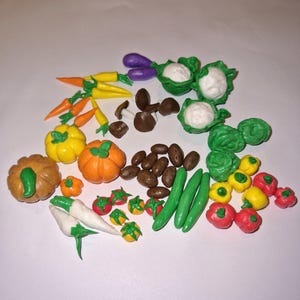 Gemüse für den Wichtel | Wichtelzubehör | Miniaturen für Wichteltür | Miniaturen