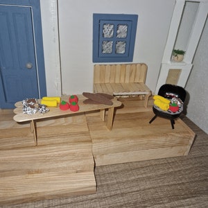 Wichtelgrill | Wichteltür | Wichtelzubehör | Miniaturen für Wichteltür | Miniaturen