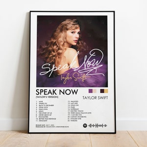 Taylor Music Swift Album Poster Cover, Signature Print Sign