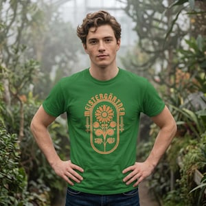 Meistergärtner Shirt, Master Gardener Shirt, Gardener Shirt, Gardener Gift, German Gardener, Folk Art Shirt, Folk Art Gift, Unisex Tee S-5X