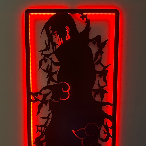 Naruto Metal Wall Art Etsy