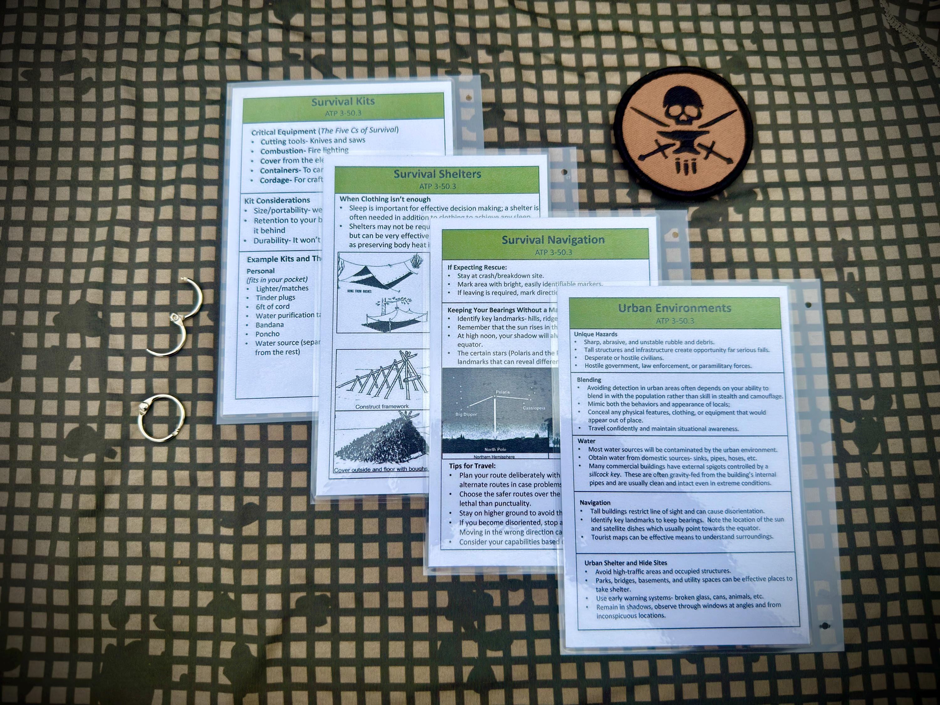 Field Cards- Survival - Etsy