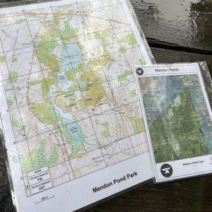 Custom Map- Topo-sat-laminated options