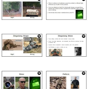 Cartella di addestramento mimetico - PPT, riferimenti e documentazione