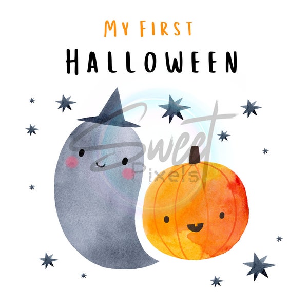 My First Halloween PNG digital Print Cute Design