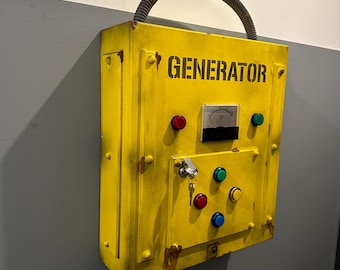 Generator Escape Room Prop with game "Simon says"