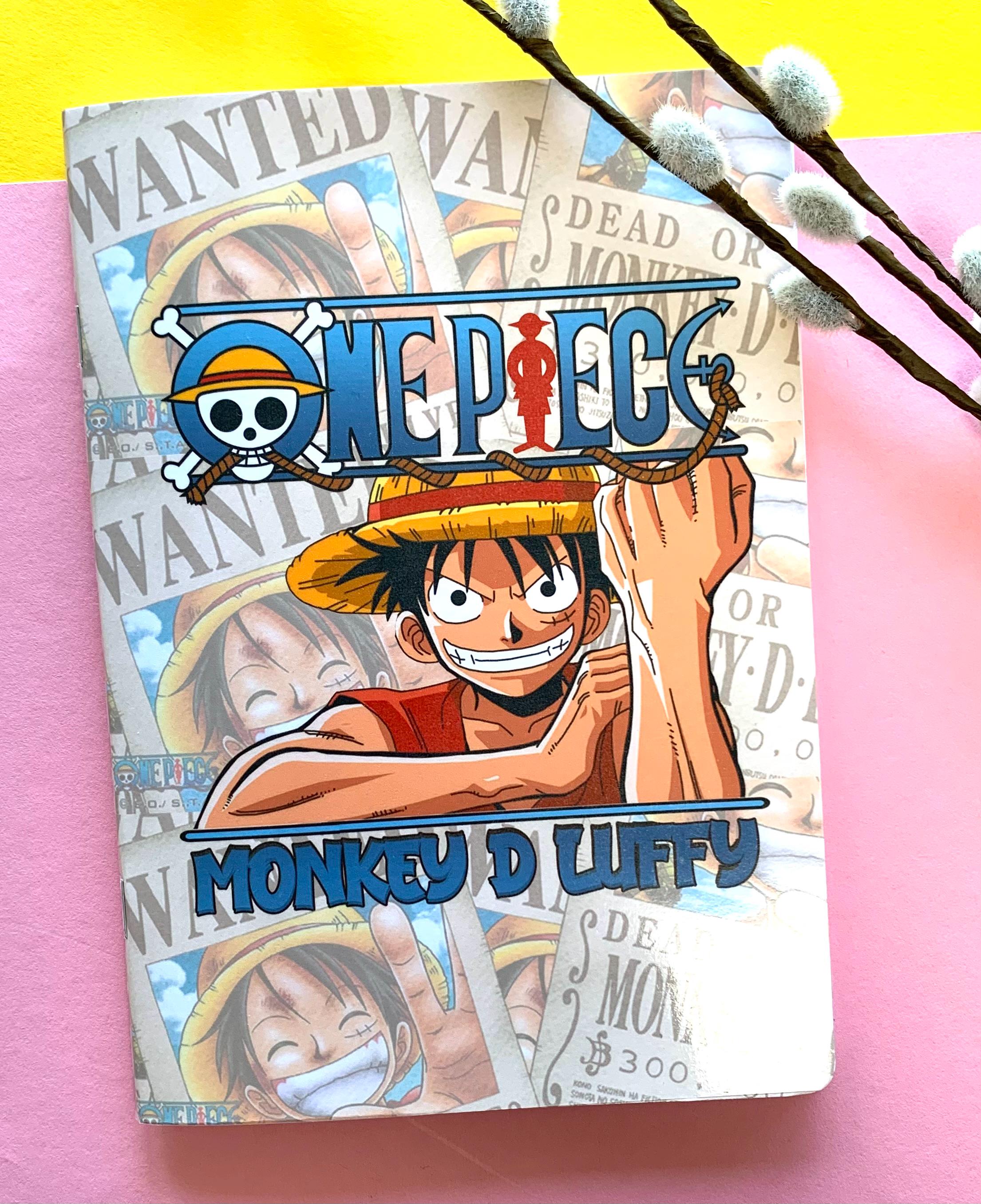 Anime-notitieboek uit één stuk | Dagboek | 80 g/m² | Gelamineerde omslag van 300 g/m²