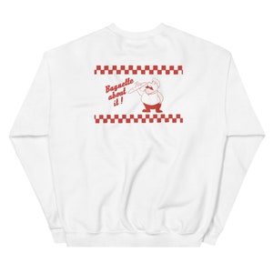 baguette about it crewneck sweatshirt
