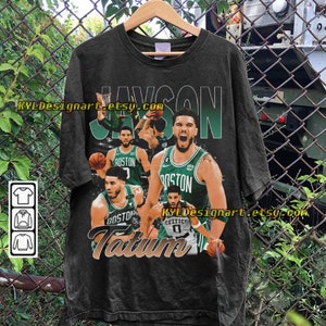 Jayson Tatum Basketball Player Vintage Graphic Unisex T-Shirt - Teeruto