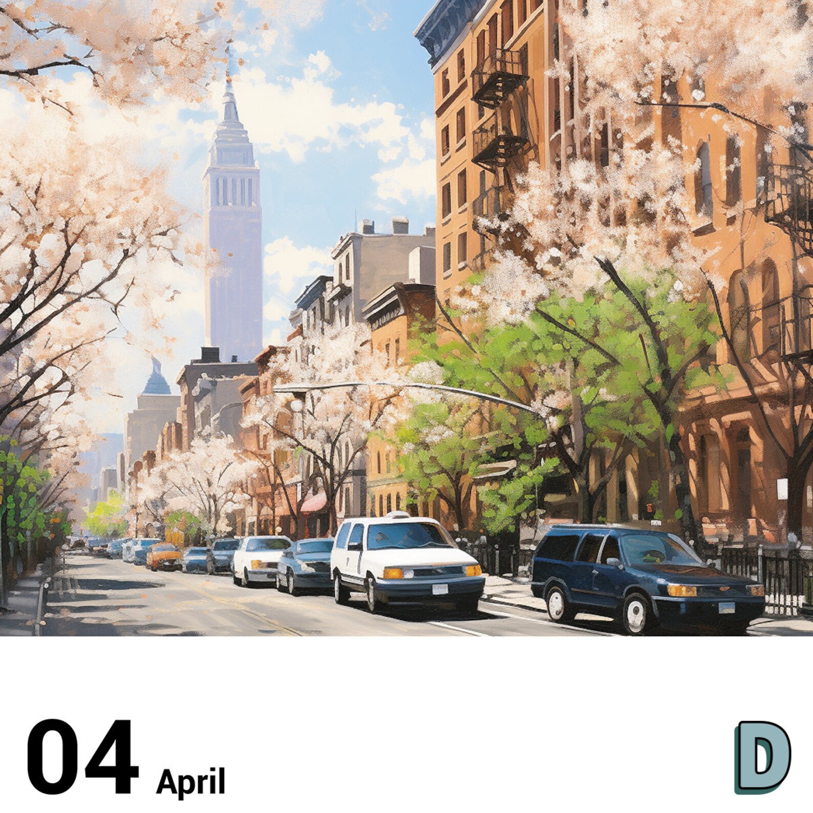 2024 Monthly Print Calendar, 2024 Travel Calendar, Monthly Planner