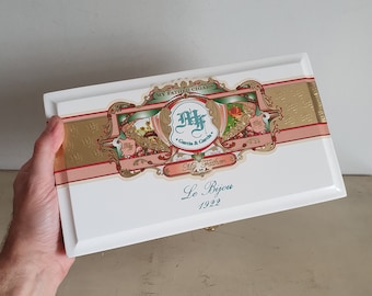 My Father Cigars, Garcia & Garcia, Big Size Empty Wooden Cigar Box. Collectible Storage Case, Rustic Decor. Hand Made,Nicaragua. 26X15X6 cm.