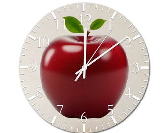Kitchen Clock | Fruit Clock | Funky Clock | Retro Clock | Wooden Clock | Food Clock | Fruit Vegetable Clock | Wall Clock | Kids Clock