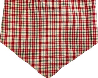 Tied Together Country Holiday Plaid Dog Bandanchie