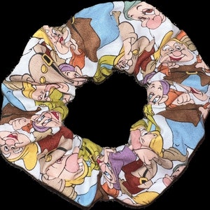 Tied Together Snow White and The Seven Dwarfs Scrunchie