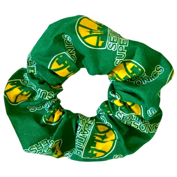 Tied Together Seattle Supersonics Scrunchie