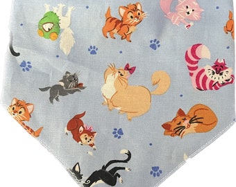 Tied Together Disney Cats Bandanchie