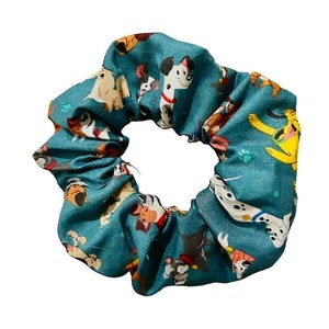 Tied Together Disney Dogs inspired Scrunchie