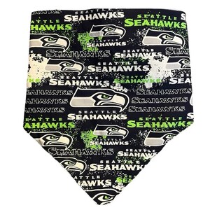 Tied Together Seahawks Distressed Bandanchie