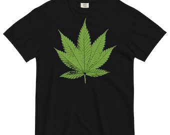 Giant Pot Leaf T-Shirt: Bold Stoner Apparel