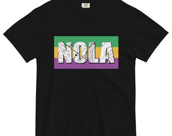 New Orleans Mardi Gras 2024 Map T-Shirt