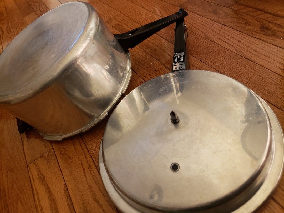 Mirro Matic Stove Top Pressure Cooker Aluminum Canner 6 Qt Etsy