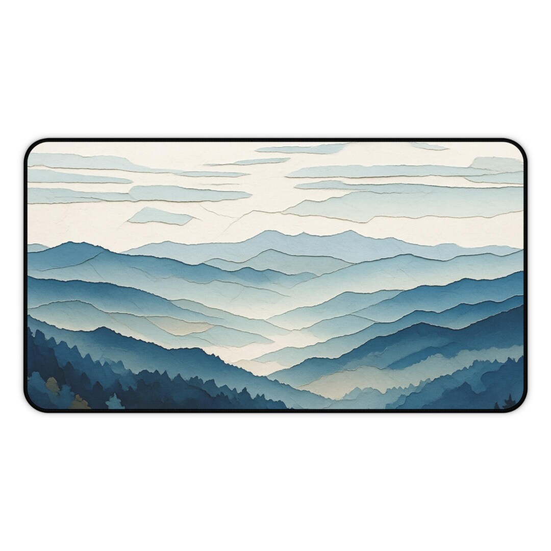 Blue Ridge Mountains Desk Mat, Home Office Desk Mat, Father's Day Gift ...