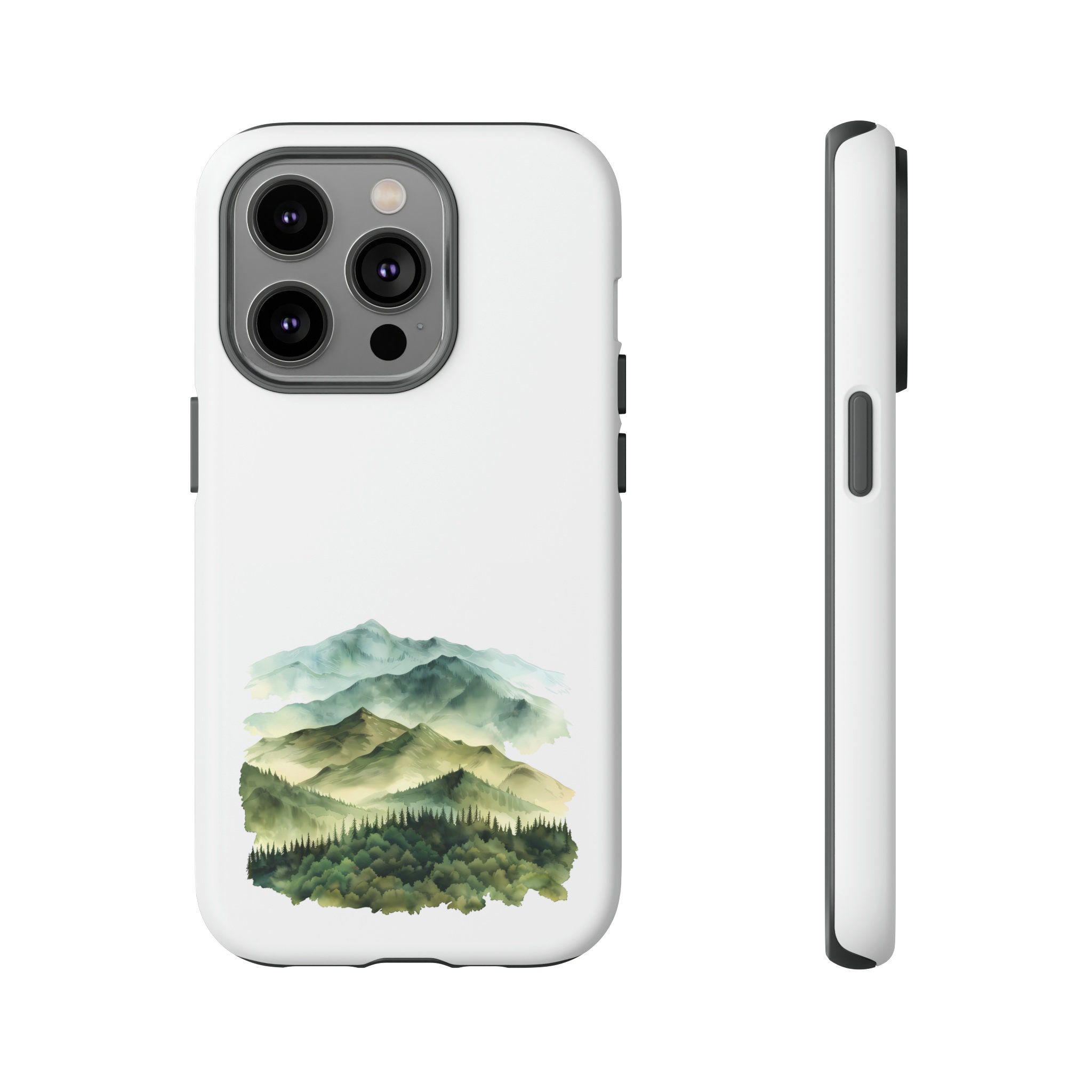 Appalachian Mountain Watercolor Phone Cases iPhone Case