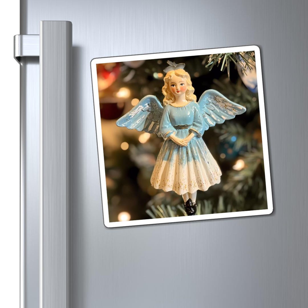 Angel Magnet, Christmas Angel Magnet, Christmas Magnet, Holiday Magnet ...