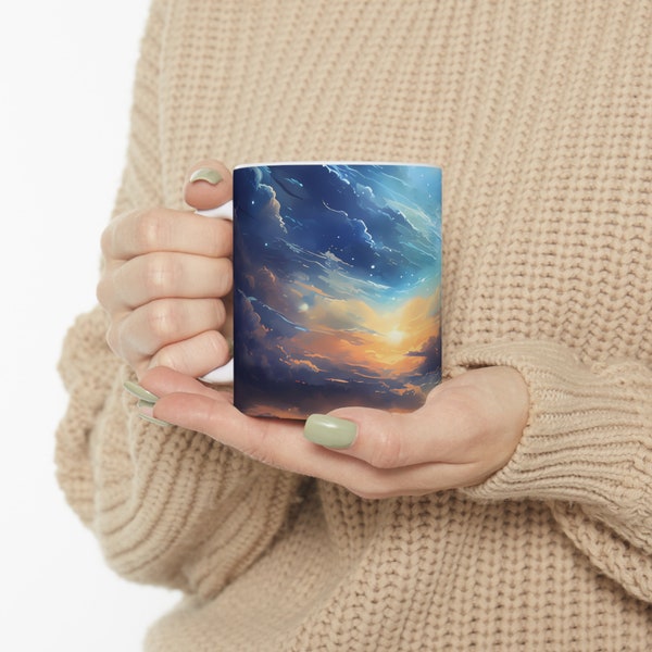 The Heavens Mug Heavenlies Mug Galaxy Mug Sky Mug Eternity Mug Creation Mug Gift for Him Gift for Her Stocking Stuffer Creation Coffee Mug