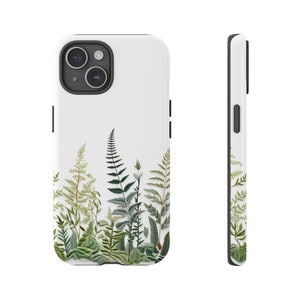 Fern Phone Case Green Plants Phone Case iPhone Case Google Pixel Case Samsung Case Phone Case with Ferns Gift for Fern Lover Gardening Gift