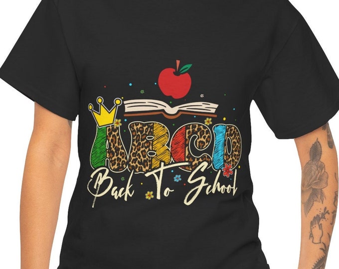 ABCD Alphabet Kids T-Shirt | Colorful Educational Shirt for Preschool & Kindergarten | Fun Learning Tee