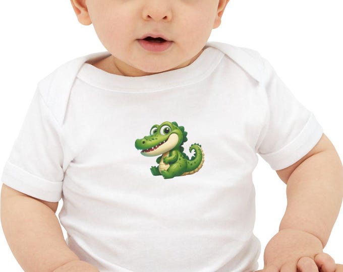 Alligator Infant Bodysuit Cotton Baby Animal Onesie