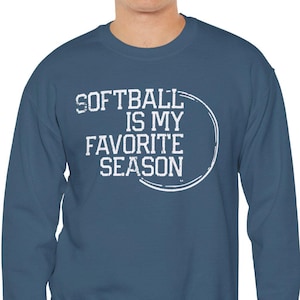 Softball Player Crewneck Sweatshirt – Custom Softball Gear, Game Day Crewneck for Players, Softball Team Apparel Gift