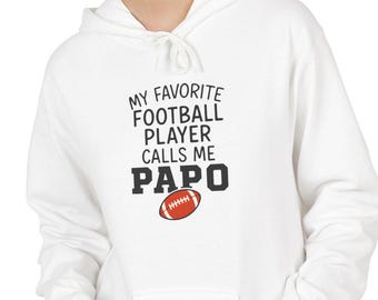 My Favorite Football Player Calls Me Dad Hoodie, Funny Football Dad Gift, Proud Sports Father Graphic Hoodie