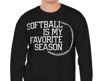 Softball Is My Favorite Season Shirt – Funny Softball Gift for Women and Girls, Game Day Tee, Sports Mom Apparel, Summer Sport Shirt