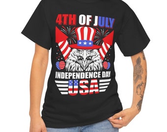 4th of July Eagle T‑Shirt – Patriotic USA Unisex Tee for Independence Day