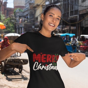 Merry Christmas Shirt: Soft Cotton Holiday Tee