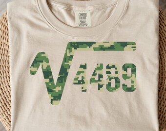 Camo Math Tee for Men & Women | Funny Math Lover Shirt | Casual Unisex Cotton Top