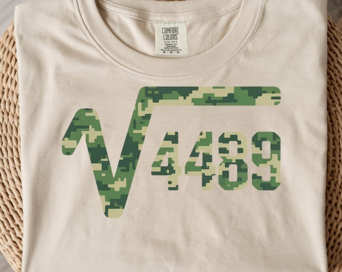 Camo Math Tee for Men & Women | Funny Math Lover Shirt | Casual Unisex Cotton Top
