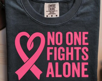 Inspirational Cancer Awareness T-Shirt – Fight, Hope, Survive – Support & Survivor Gift Tee